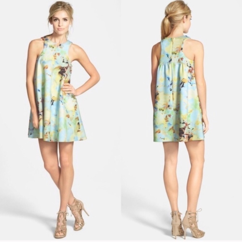 JOA Abstract Floral Mini Dress NWT Small Women’s